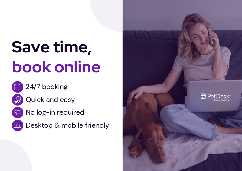 Carousel Slide 1: Save time and book online with our convenient mobile app